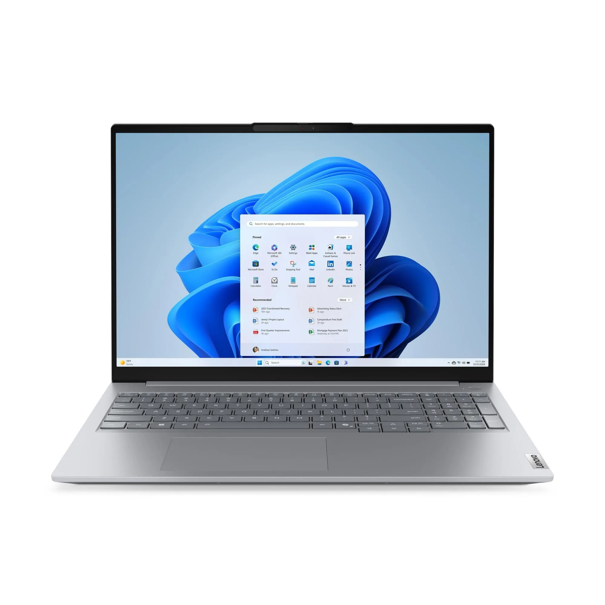Lenovo ThinkBook 16 G9 IRL 16" i5-210H, 16GB, 512GB, Win 11 Pro - Notebook, Grey