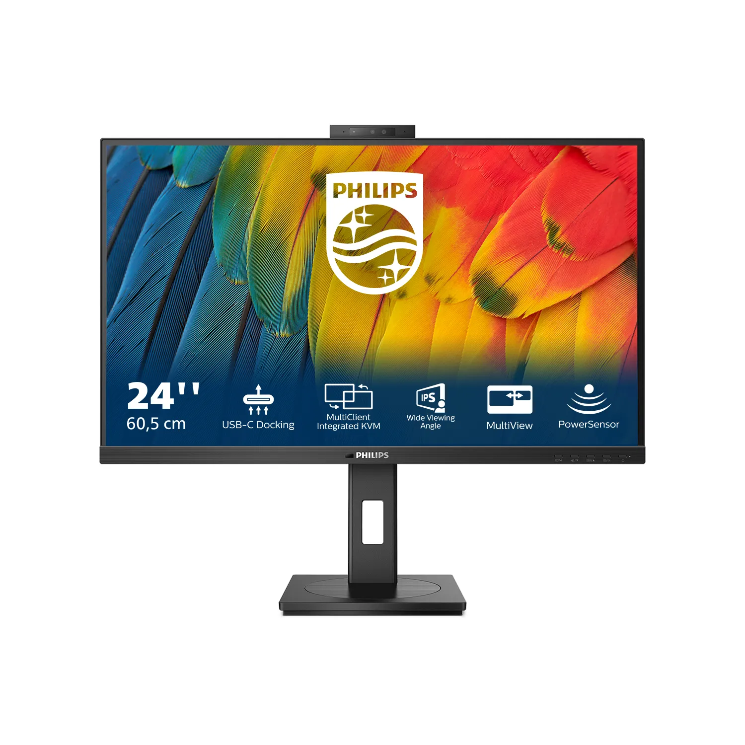 Philips 24B1U5301H 23.8" Full HD, IPS Monitor with USB-C hub
