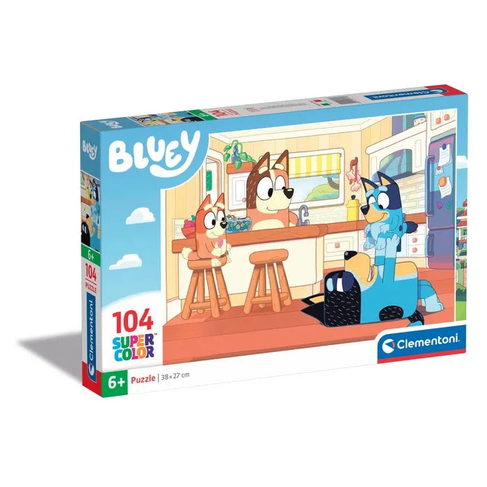 104 pcs Puzzles Bluey
