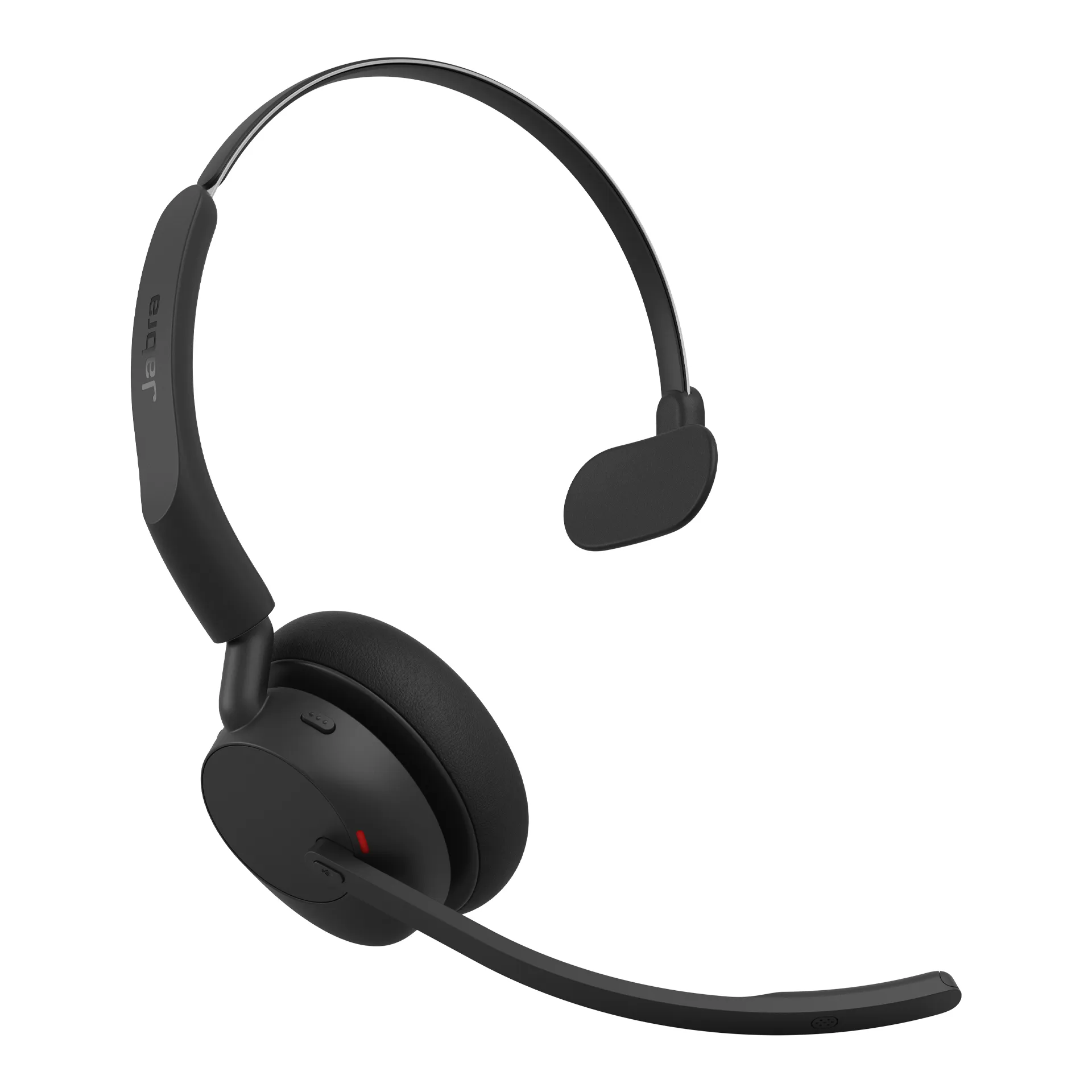 Jabra Evolve3 45 UC Link 390a -langaton monokuuloke + latausteline ja USB-A-sovitin, musta