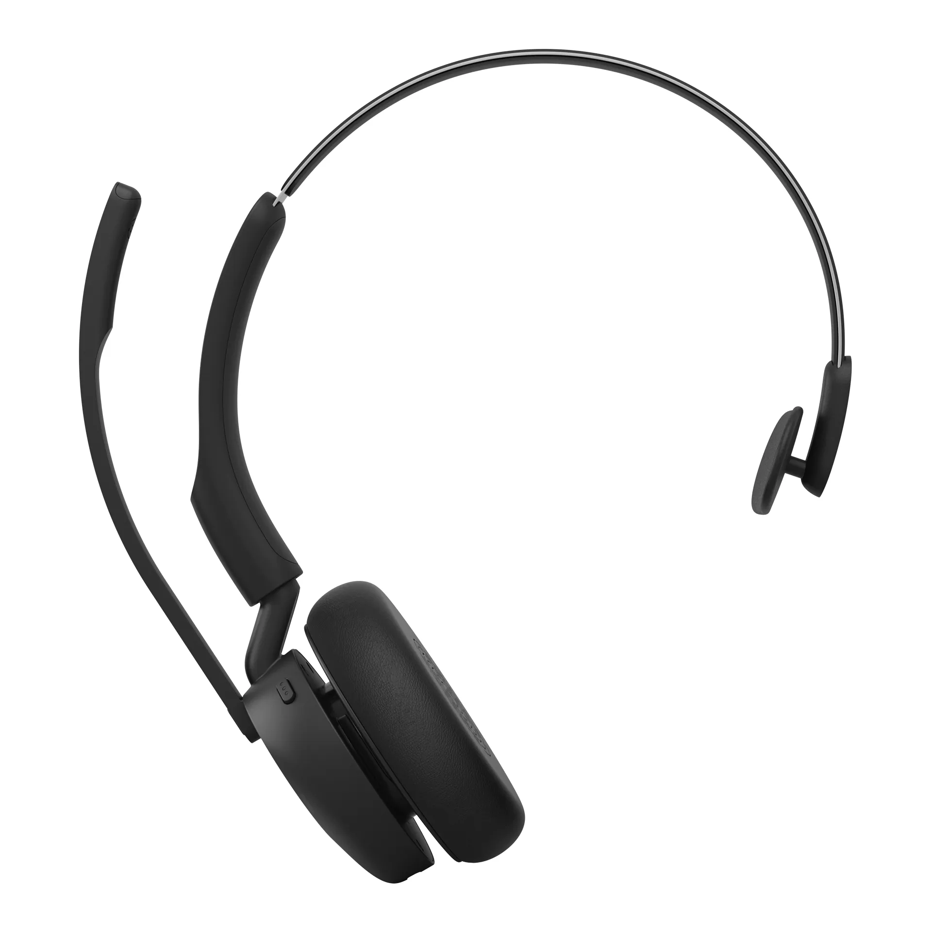 Jabra Evolve3 45 UC Link 390a -langaton monokuuloke + latausteline ja USB-A-sovitin, musta