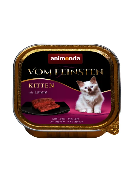 Animonda Vom Feinsten Kitten Lamb, Wet food for cats, 100g