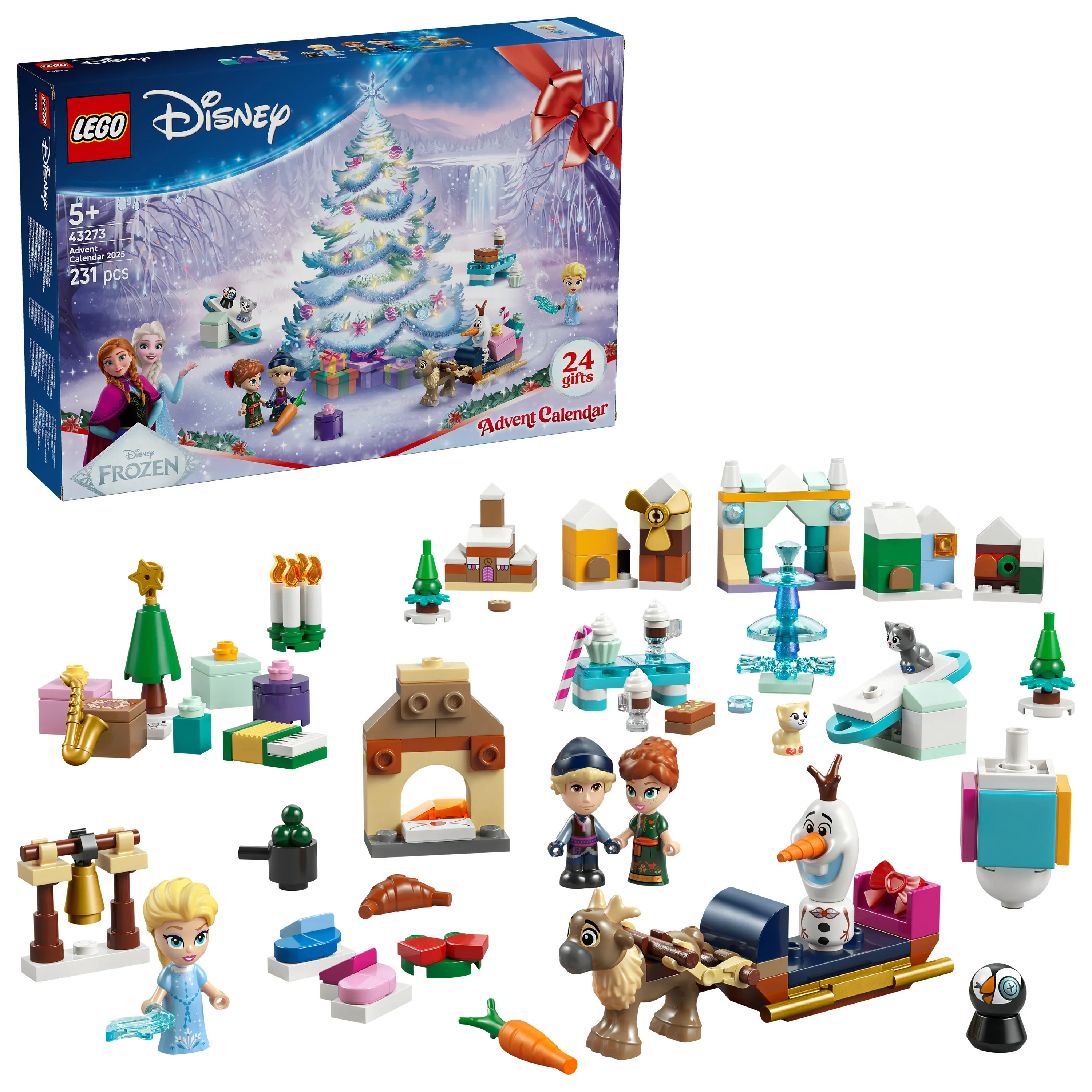 LEGO Disney Frozen Adventskalender 2025 43273 LEGO Disney Frozen Adventskalender 2025 43273