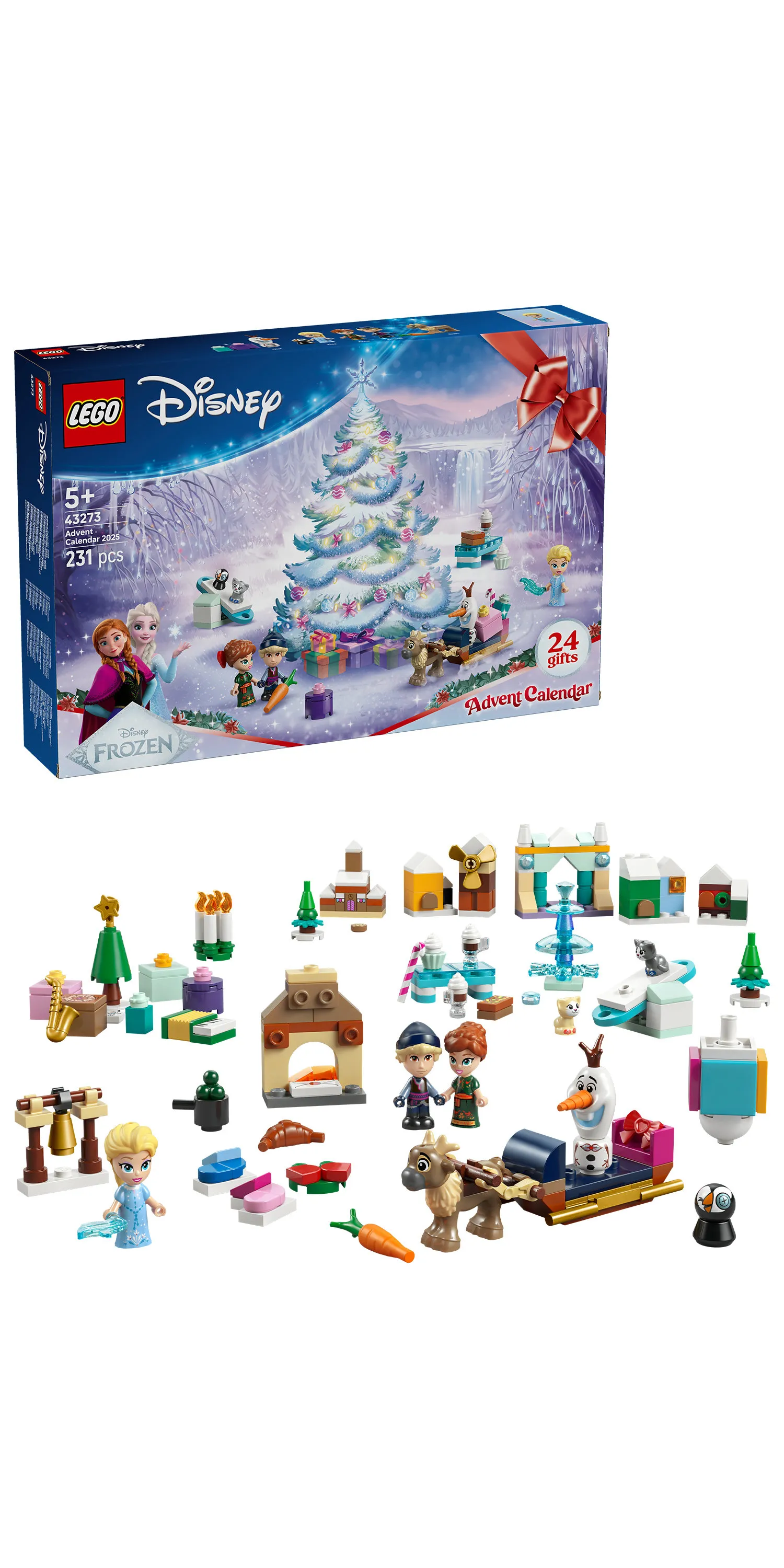 LEGO Disney Frozen Adventskalender 2025 43273 LEGO Disney Frozen Adventskalender 2025 43273