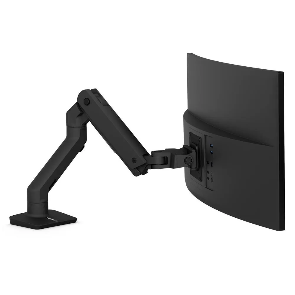 Ergotron HX Desk - monitor arm, black, 24-49", 19.1kg