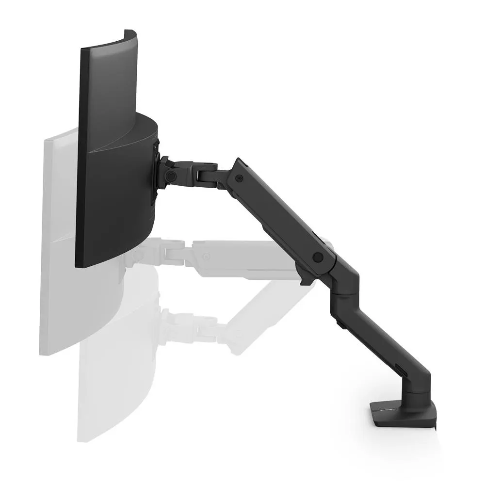 Ergotron HX Desk - monitor arm, black, 24-49", 19.1kg