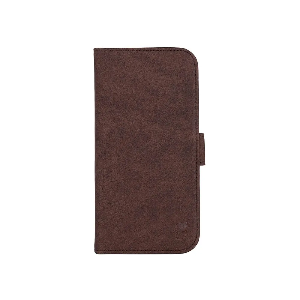 GEAR Wallet MagSeries, iPhone 15 Plus - pl&aring;nboksfodral, Brun