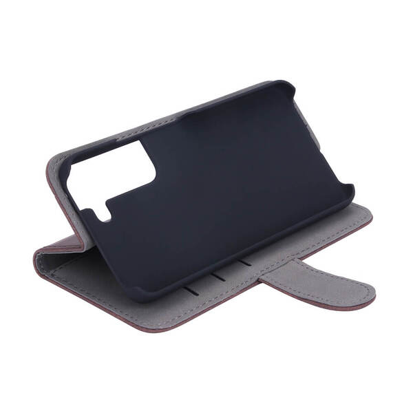 GEAR Wallet, Galaxy S22 - pl&aring;nboksfodral, Brun