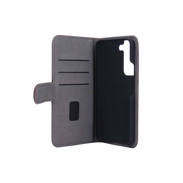 GEAR Wallet, Galaxy S22 - pl&aring;nboksfodral, Brun