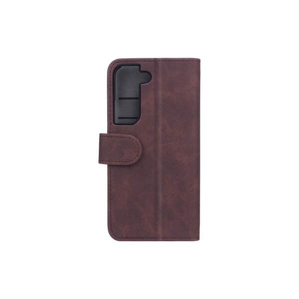 GEAR Wallet, Galaxy S22 - pl&aring;nboksfodral, Brun