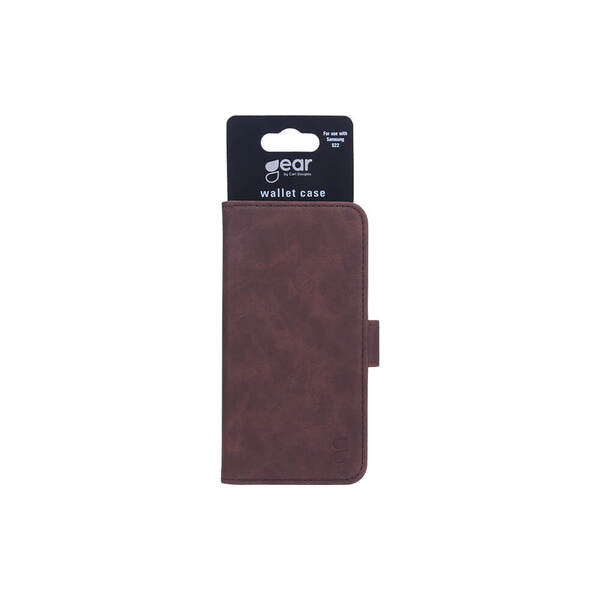 GEAR Wallet, Galaxy S22 -lompakkokotelo, Ruskea