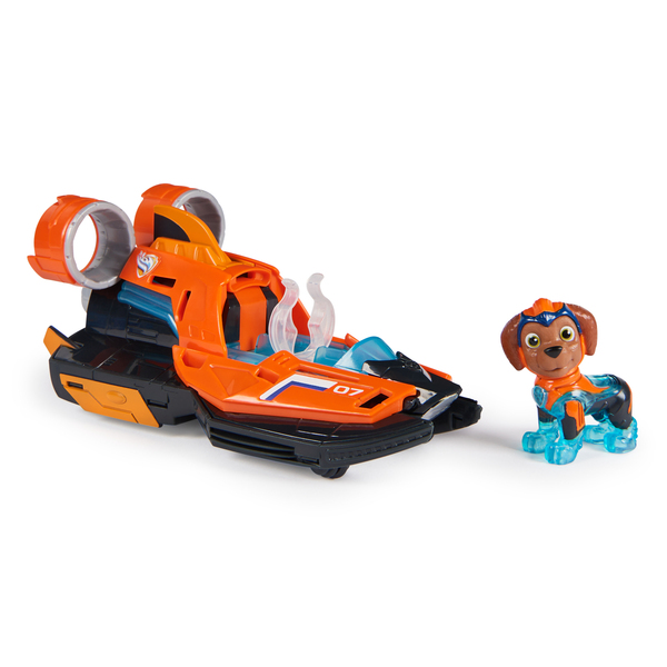 Spin Master Paw Patrol Mighty Movie - Basic vehicle from Zuma with puppy figure, toy vehicle