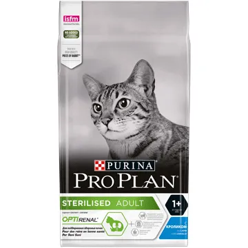 Purina Pro Plan Sterilised Renal Plus Rabbit, Torrfoder f&ouml;r katt, Adult, 1,5 kg