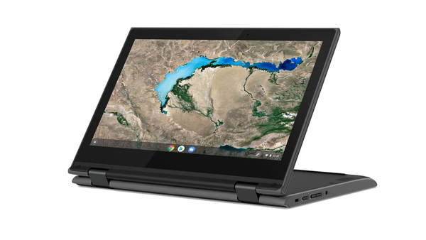 Lenovo 11.6&quot; Chromebook 300e, 32 Gt, Chrome OS -kannettava, Musta