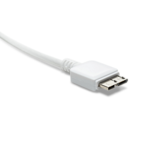 Grateq USB-C  - Micro-USB B - cable, 1.5 m, White