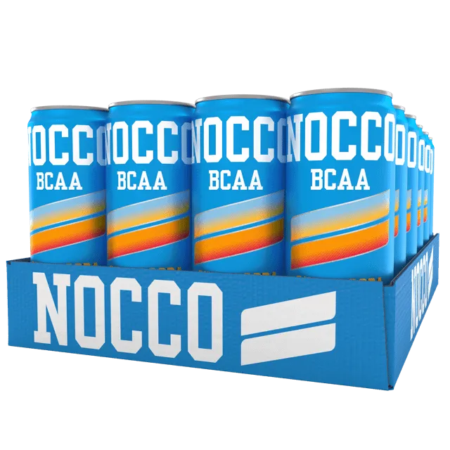 NOCCO Sunny Soda - BCAA energidryck, 330 ml, 24-pack