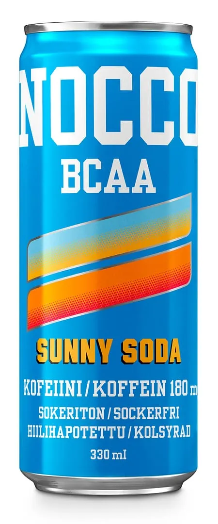 NOCCO Sunny Soda - BCAA energidryck, 330 ml, 24-pack