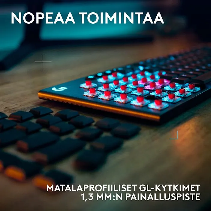 Logitech G915 X LIGHTSPEED Low Profile, Tactile - wireless gaming keyboard, black