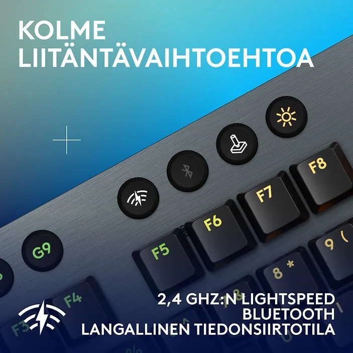 Logitech G915 X LIGHTSPEED Low Profile, Tactile - wireless gaming keyboard, black