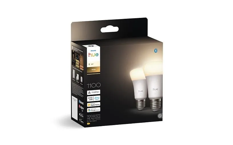 PHILIPS HUE E27 -LAMPPU 2 KPL WHITE
