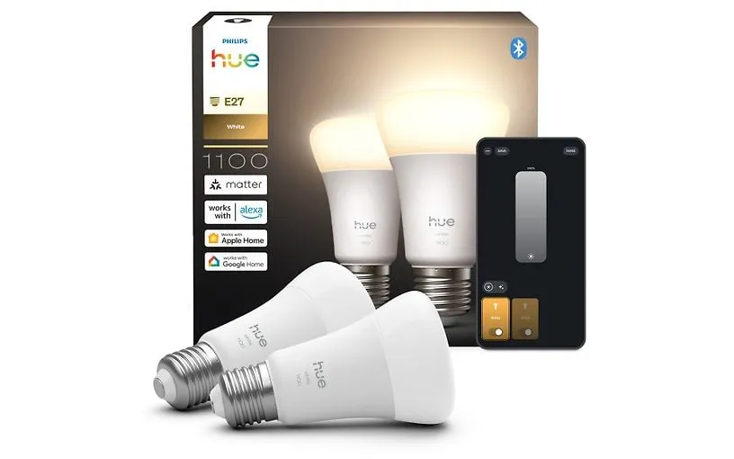 PHILIPS HUE E27 -LAMPPU 2 KPL WHITE
