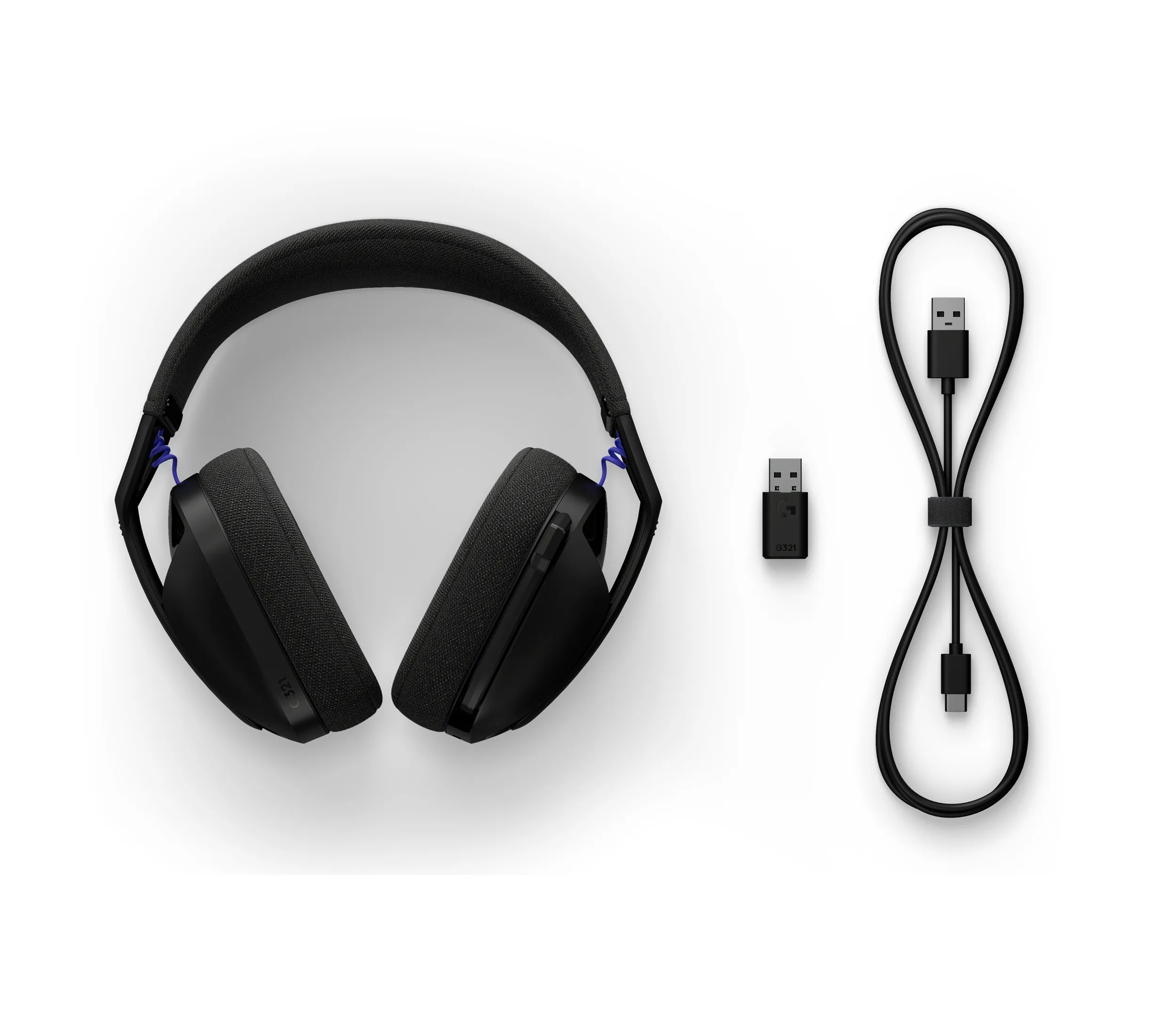 Logitech G321 -langaton pelikuulokemikrofoni, musta