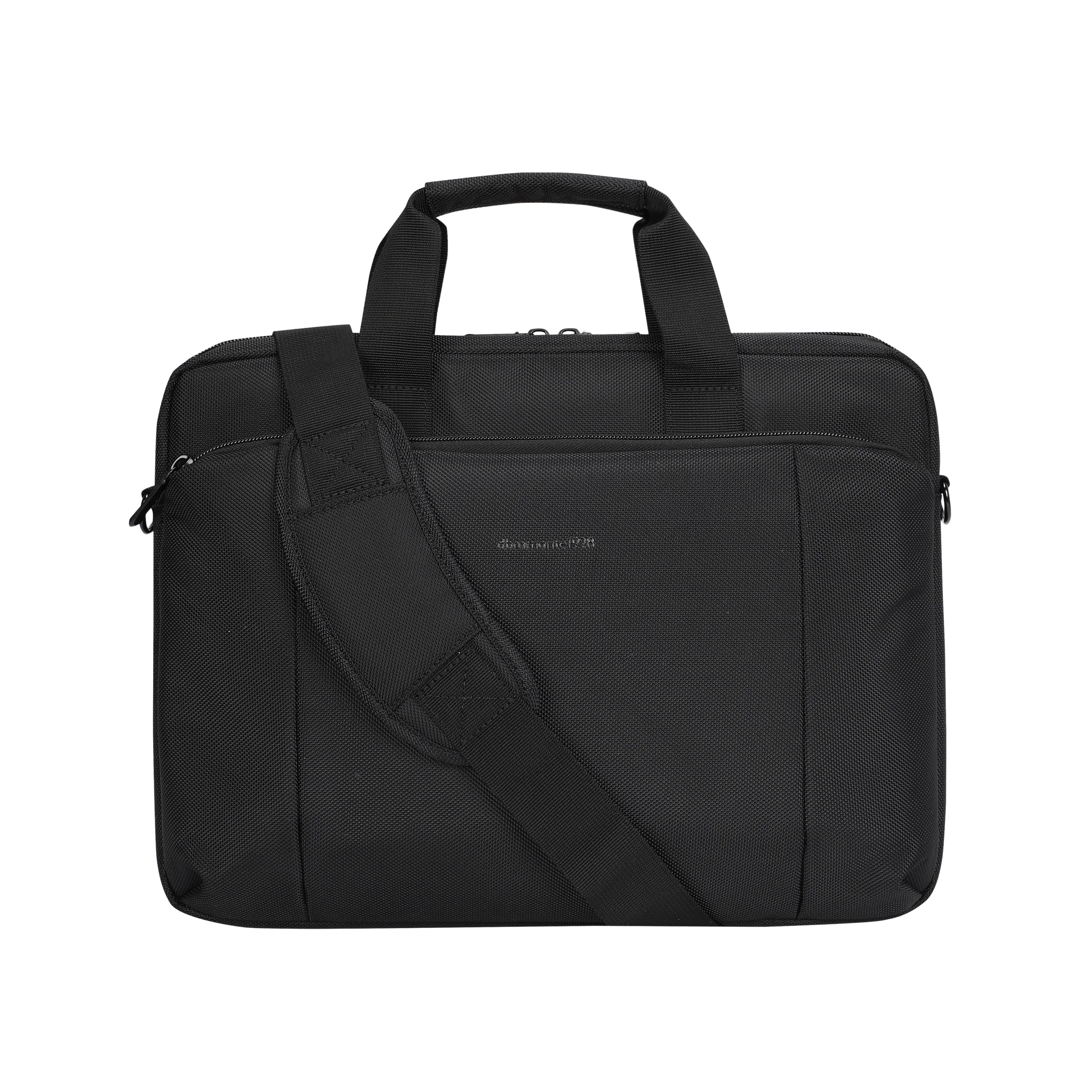 14'' Briefcase Santa Monica - Recycled, Black
