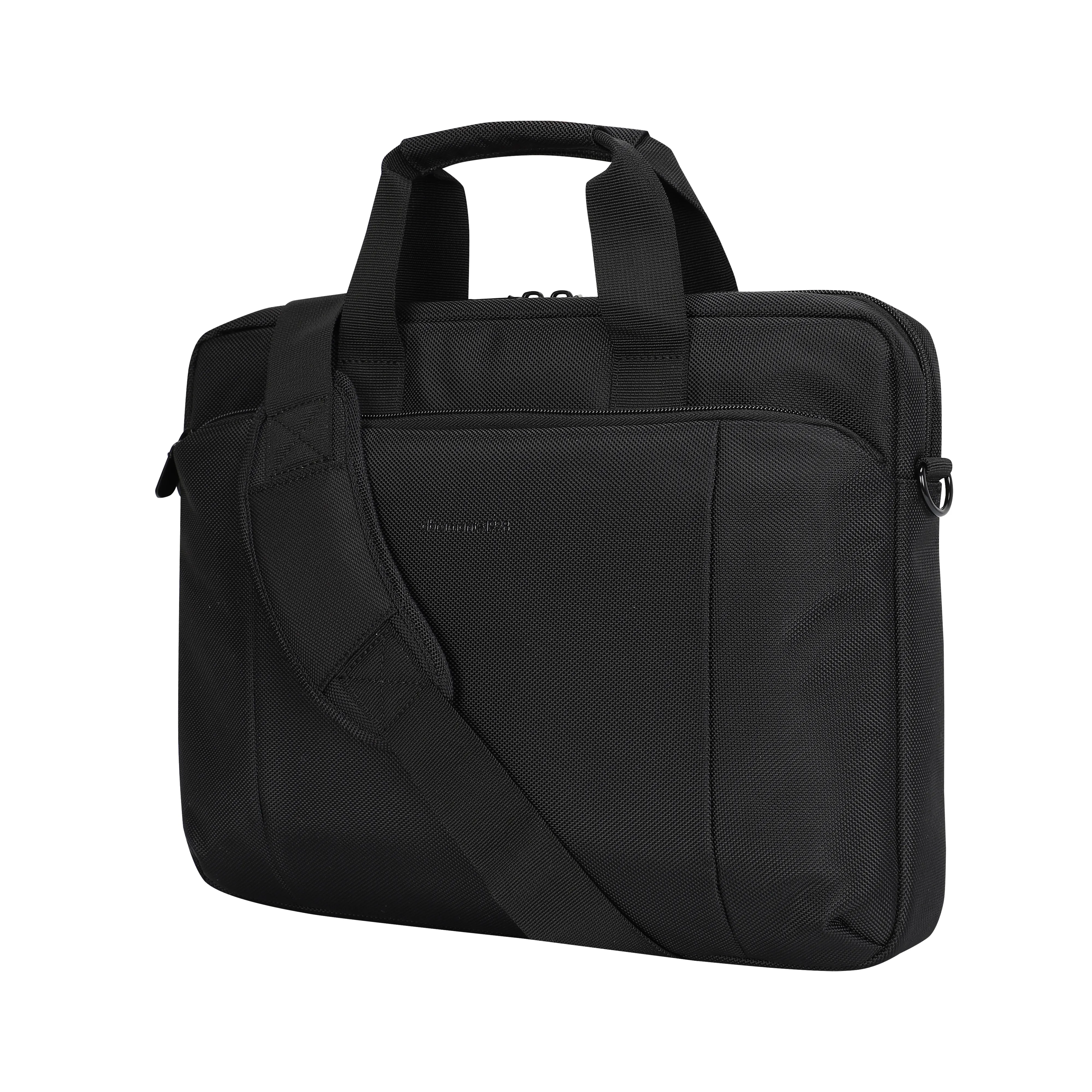 14'' Briefcase Santa Monica - Recycled, Black