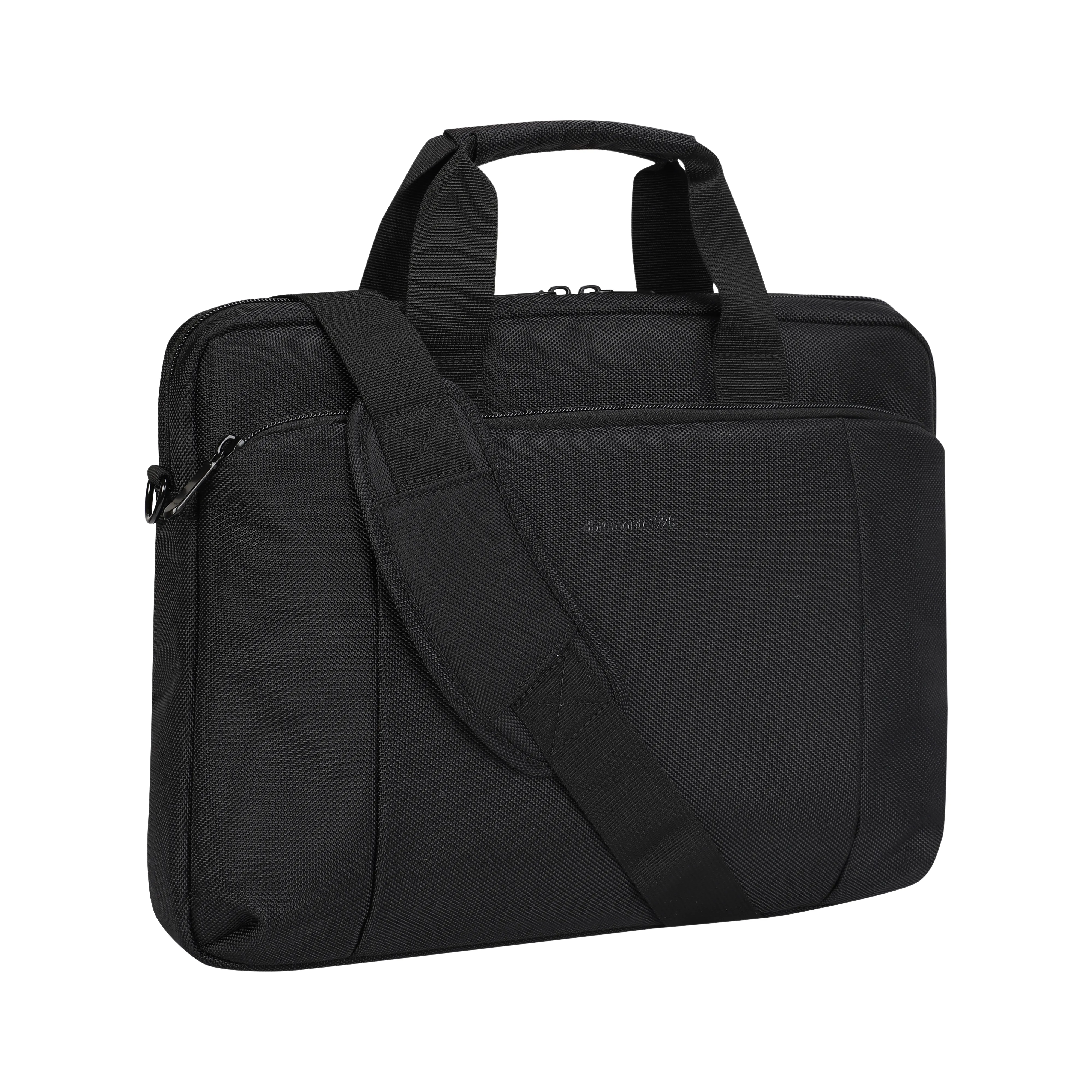 14'' Briefcase Santa Monica - Recycled, Black