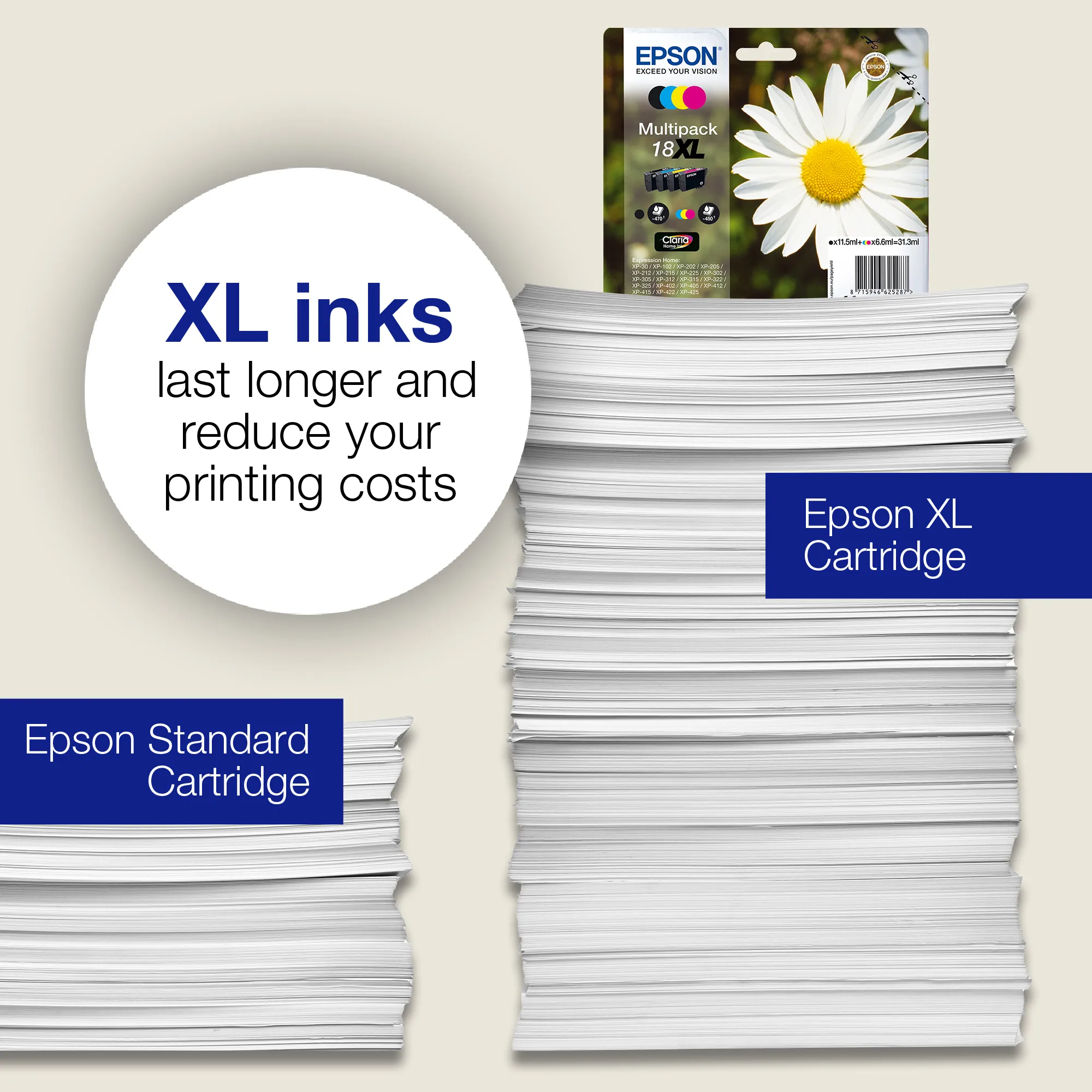 Epson 18 bl&auml;ckpatron, 5.2 ml, svart
