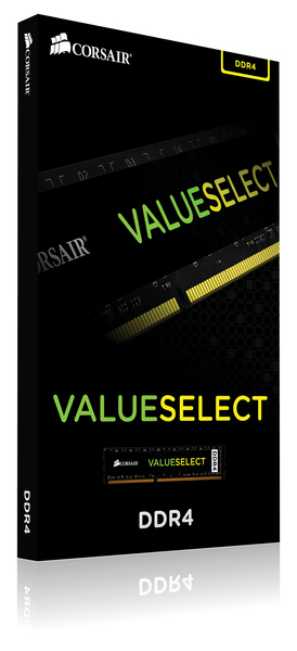 Corsair Value Select 16GB (1 x 16GB) DDR4 2666 MHz, CL18 - memory, Black