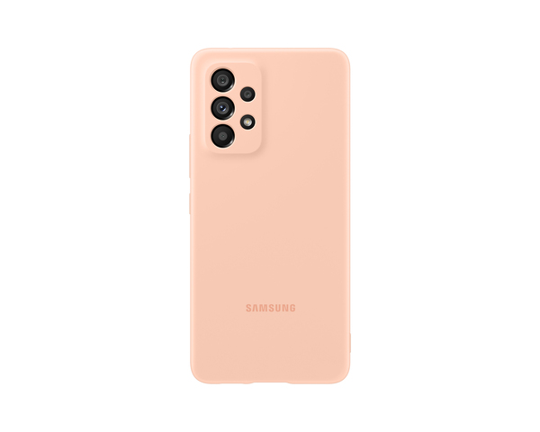 Samsung Silicone Cover, Galaxy A53 5G - Case, Peach