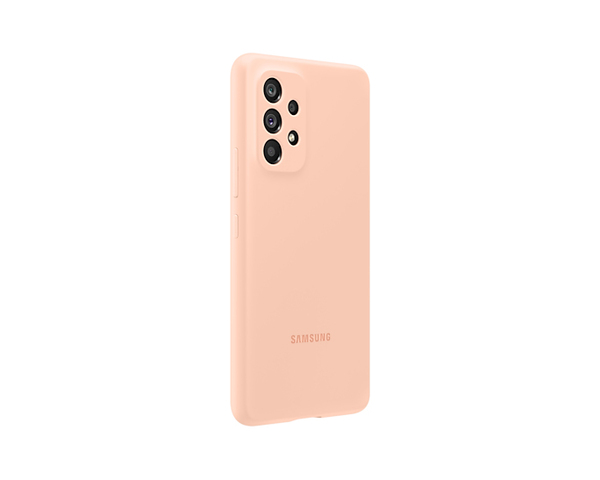 Samsung Silicone Cover, Galaxy A53 5G - Case, Peach