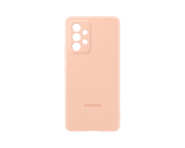 Samsung Silicone Cover, Galaxy A53 5G - Case, Peach