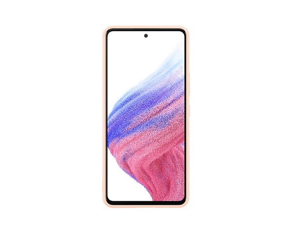 Samsung Silicone Cover, Galaxy A53 5G - Case, Peach