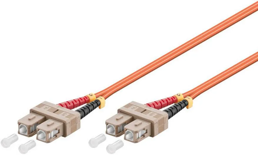 MicroConnect OM2 LSZH SC-SC 0.5m -valokuitukaapeli, oranssi
