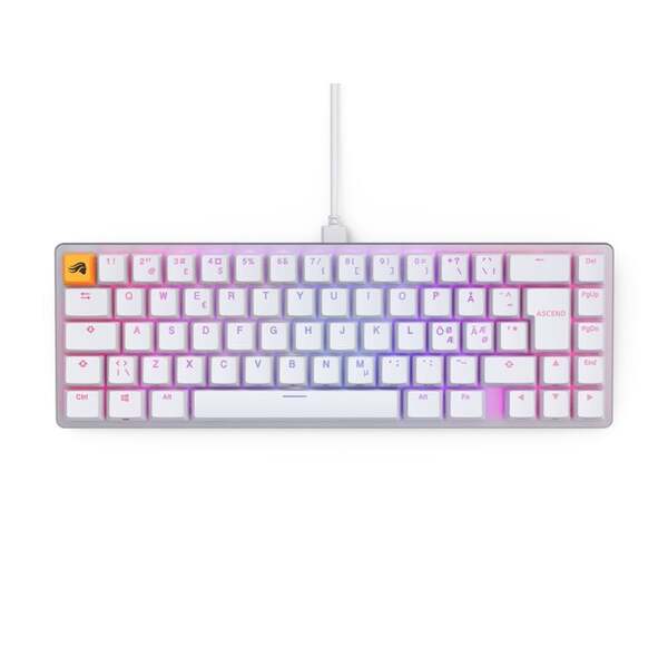 Glorious GMMK 2 Compact 65% - Fox switch, NO-Layout - white