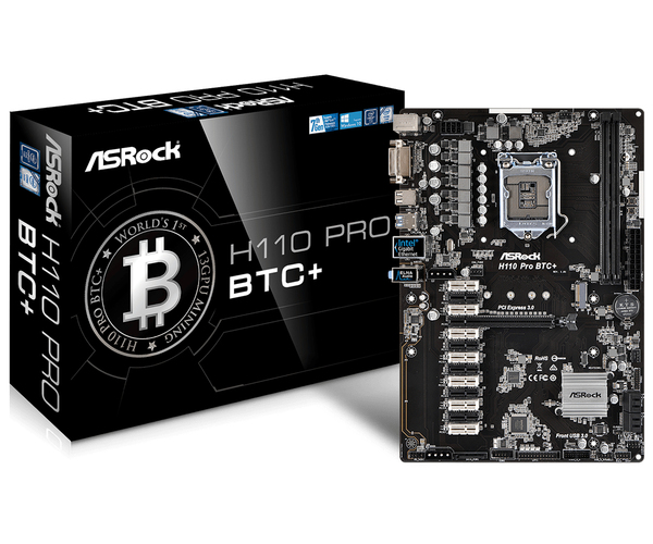 ASRock H110-PRO BTC+ ATX - moderkort