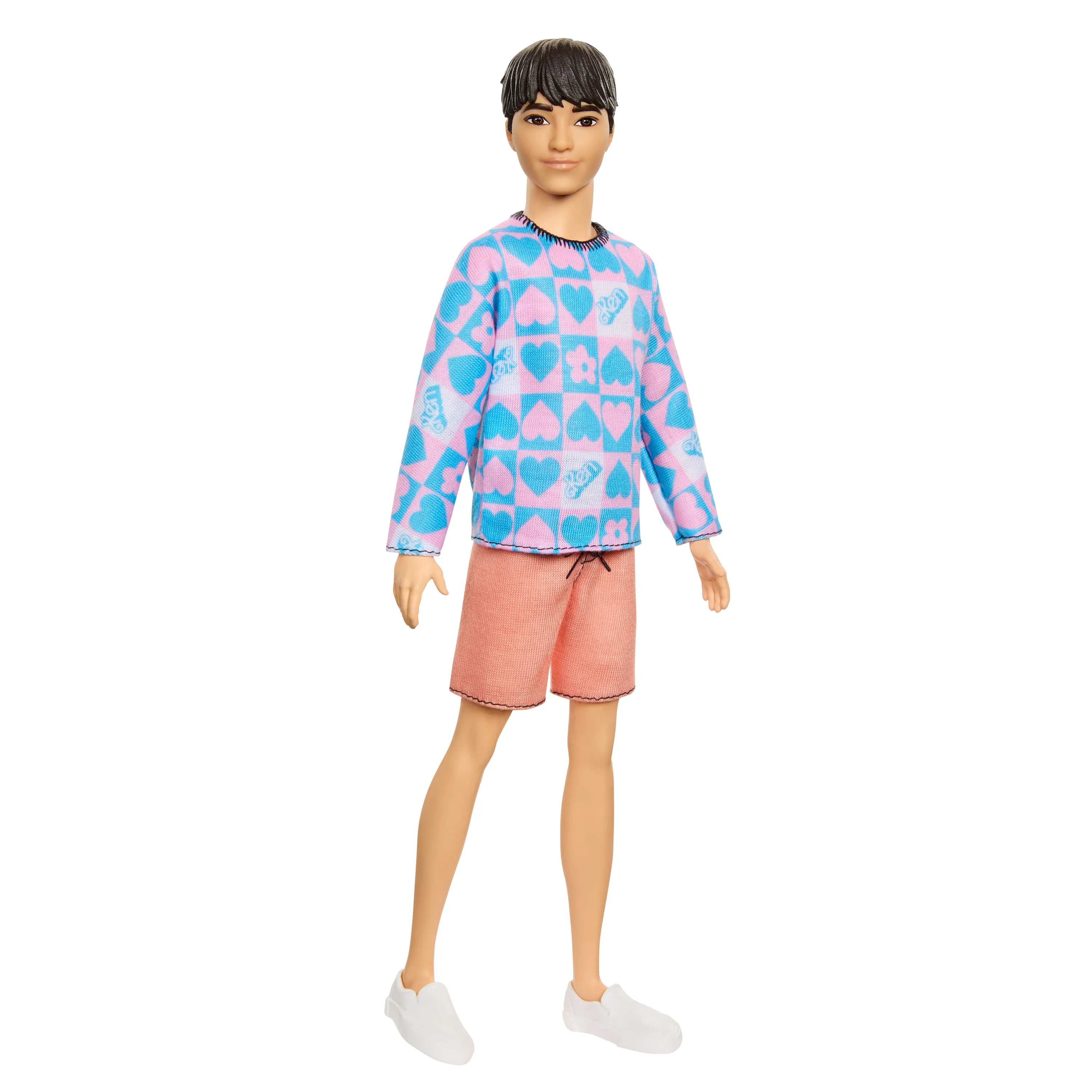Mattel Barbie Fashionistas Ken doll with blue and pink sweater