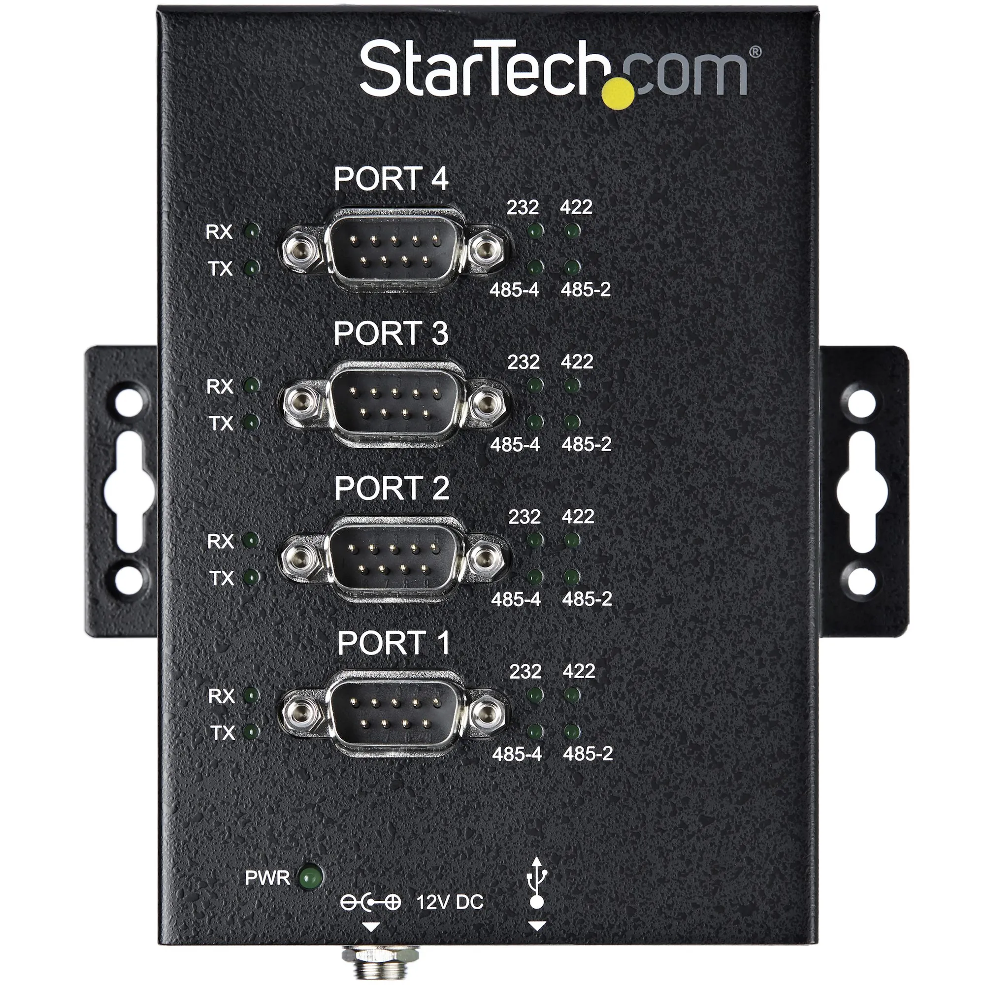 STARTECH.COM USB to RS-232/422/485 Serial Adapter - 4 Port - 15 kV ESD Protection - USB to Serial Adapter - USB to Serial Hub