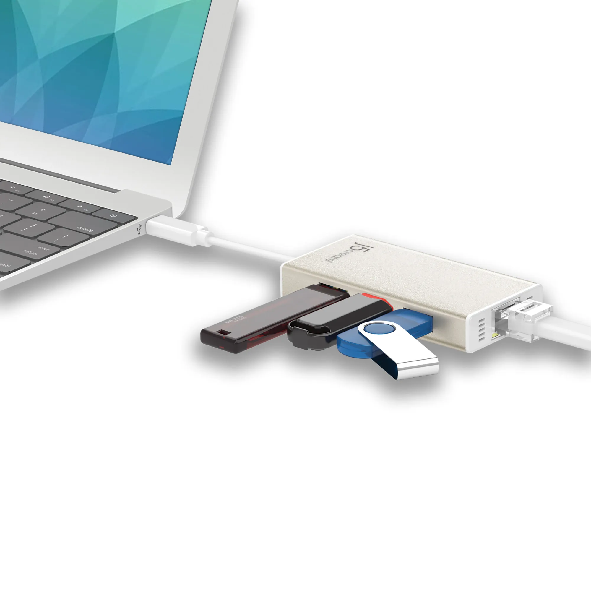 J5 Create USB-C MULTI-ADAPTER GIGABIT - ETHERNET / USB 3.1 HUB
