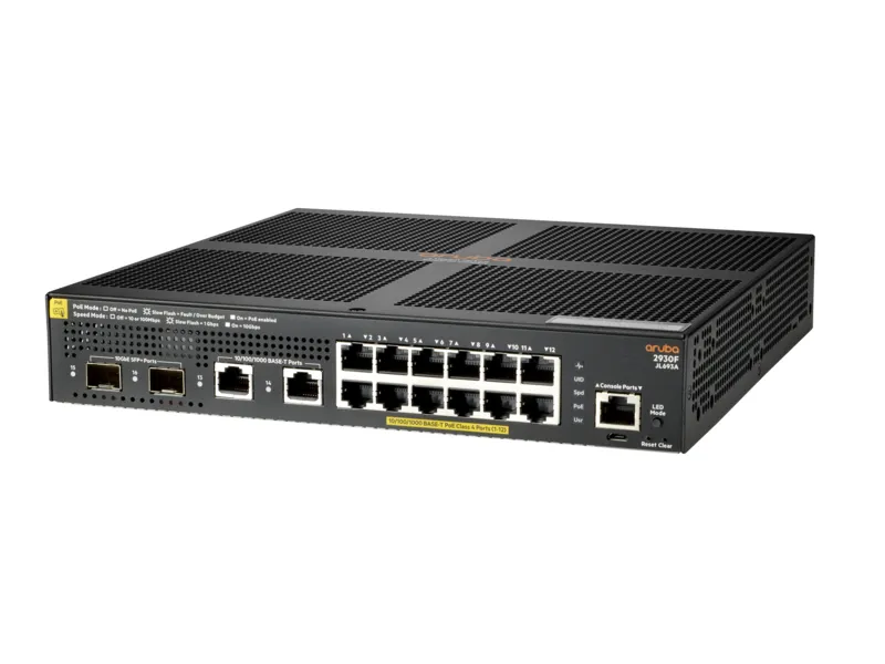 Aruba 2930F 12G PoE+ Swch