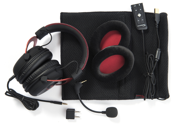 HyperX Cloud II - gaming headset, red