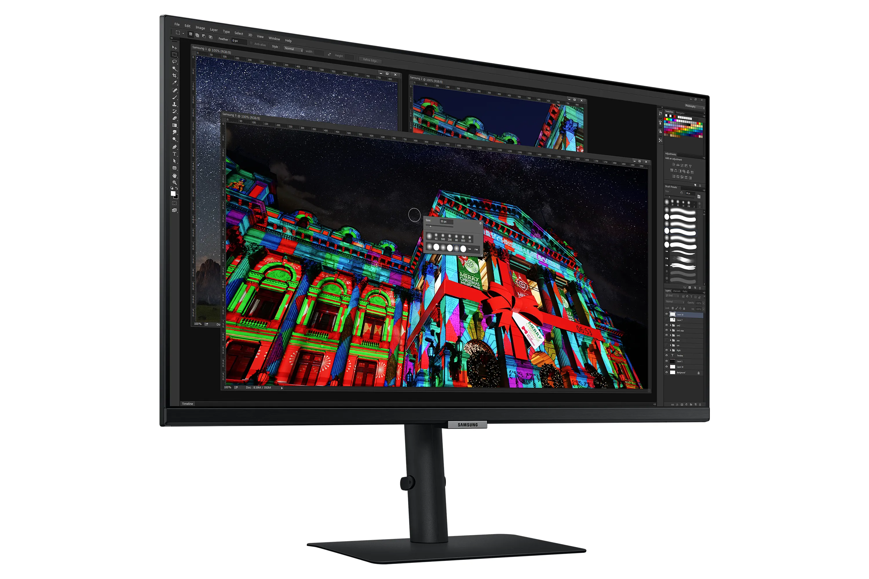 Samsung 27" ViewFinity S80UA 4K UHD, USB-C, IPS -n&auml;ytt&ouml;