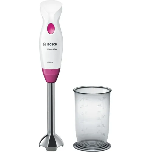 Bosch StabmixerMSM2410PW -sauvasekoitin, valkoinen/pinkki