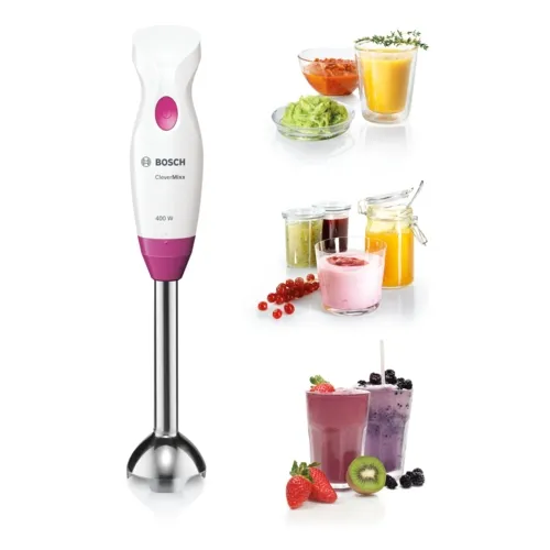 Bosch StabmixerMSM2410PW -sauvasekoitin, valkoinen/pinkki
