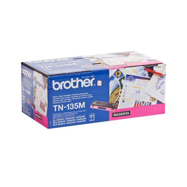 Brother TN135M - Magenta - alkuper&auml;inen - v&auml;riainekasetti malleihin Brother DCP-9040, 9042, 9045, HL-4040, 4050, 4070, MFC-9420, 9440, 9450, 9840