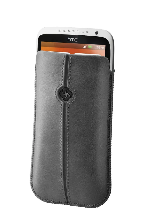 SAMSONITE Dezir Mobile Bag Leather XL Grey Size S3