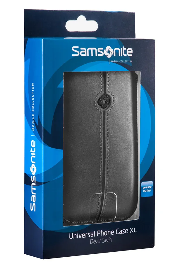 SAMSONITE Dezir Mobile Bag Leather XL Grey Size S3