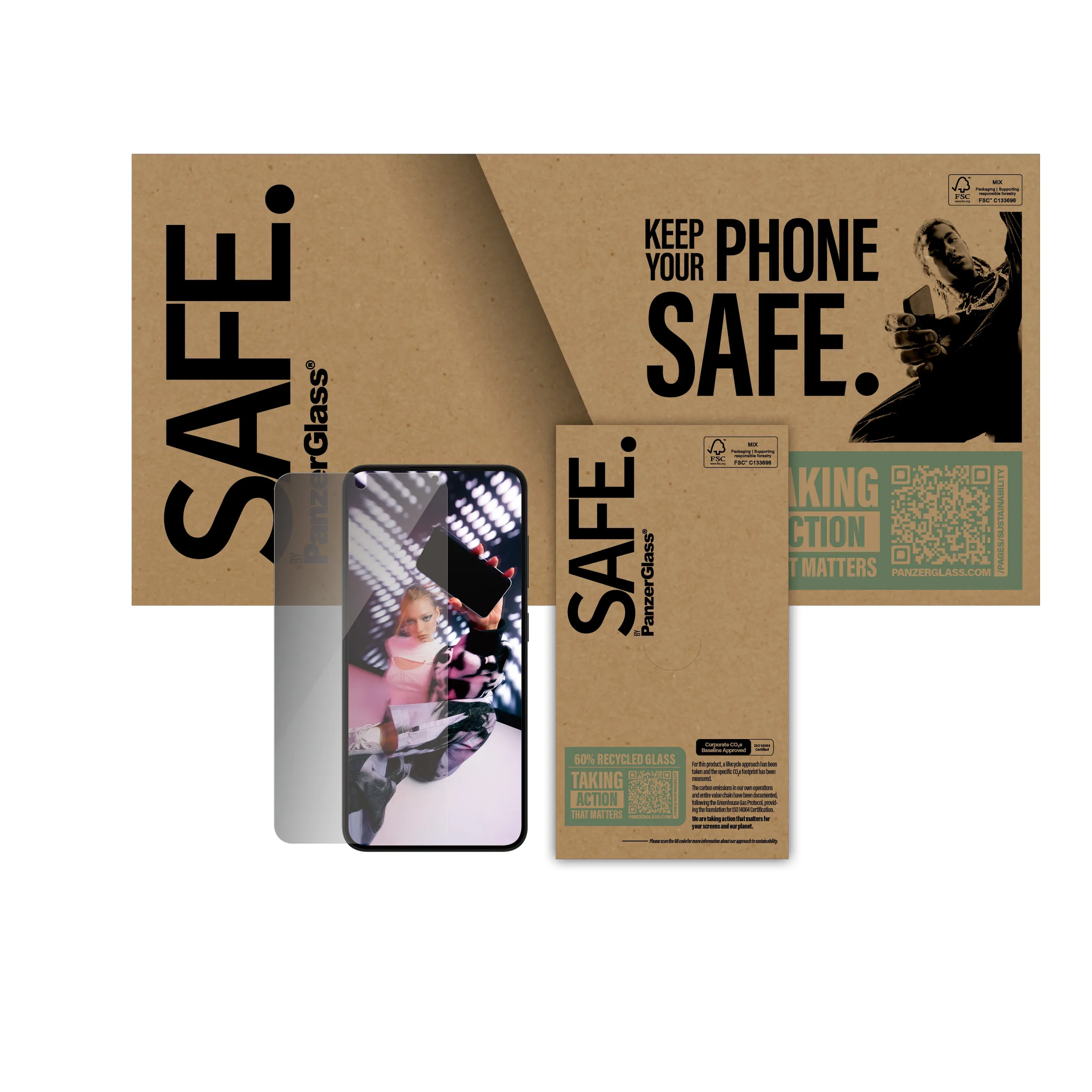 PanzerGlass SAFE Ultra-Wide Fit Galaxy S25 / S24 - Screen Protector, Privacy